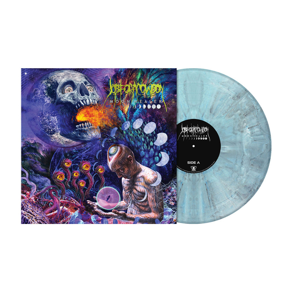 JOB FOR A COWBOY - Moon Healer ( Ice Blue Marbled Vinyl)