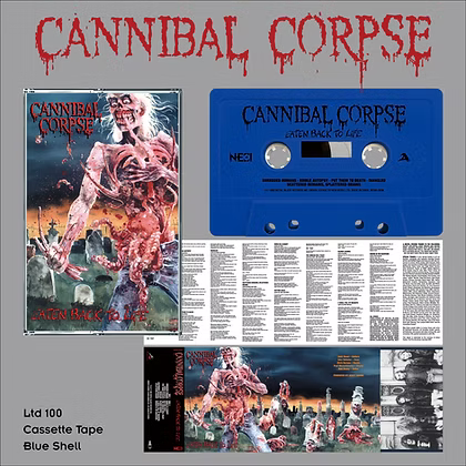 CANNIBAL CORPSE - Eaten Back To Life (MC)