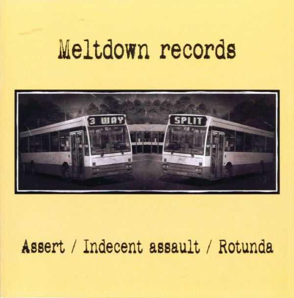 ASSERT/INDECENT ASSAULT/ROTUNDA - 3 Way Split (CD)