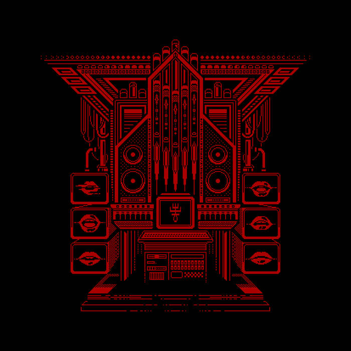 KEYGEN CHURCH - Nel Nome Del Codice (Transparant Red/Black Dust Vinyl)