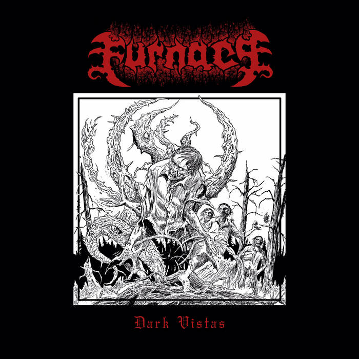 FURNACE - Dark vistas (Transparant Red Vinyl)