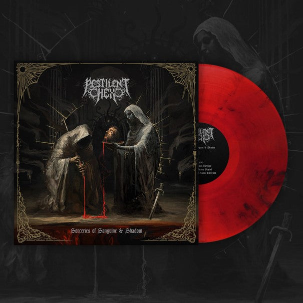 PESTILENT HEX - Sorceries Of Sanguine & Shadow (Transparent Red with Black Smoke Vinyl)