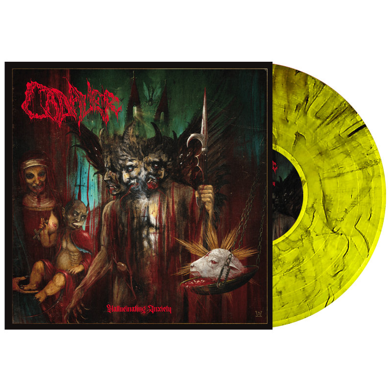 CADAVER - Hallucinating Anxiety (Yellow Martbled Vinyl)