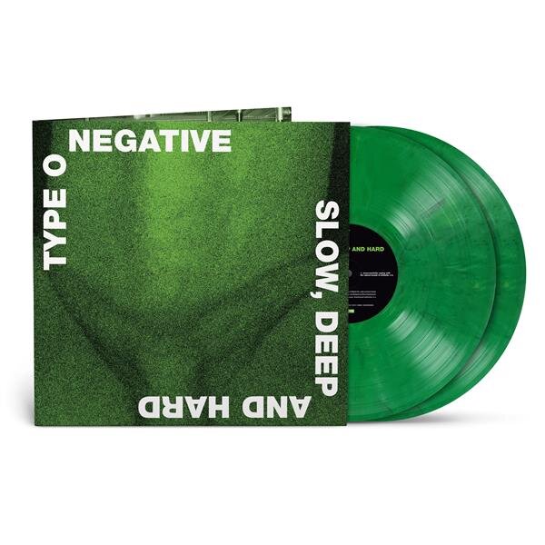 TYPE O NEGATIVE - Slow, Deep And Hard 2LP(Green & Black Marble Vinyl)