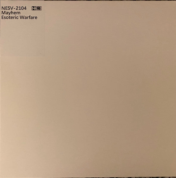 MAYHEM - Esoteric Warfare (Test Pressing)