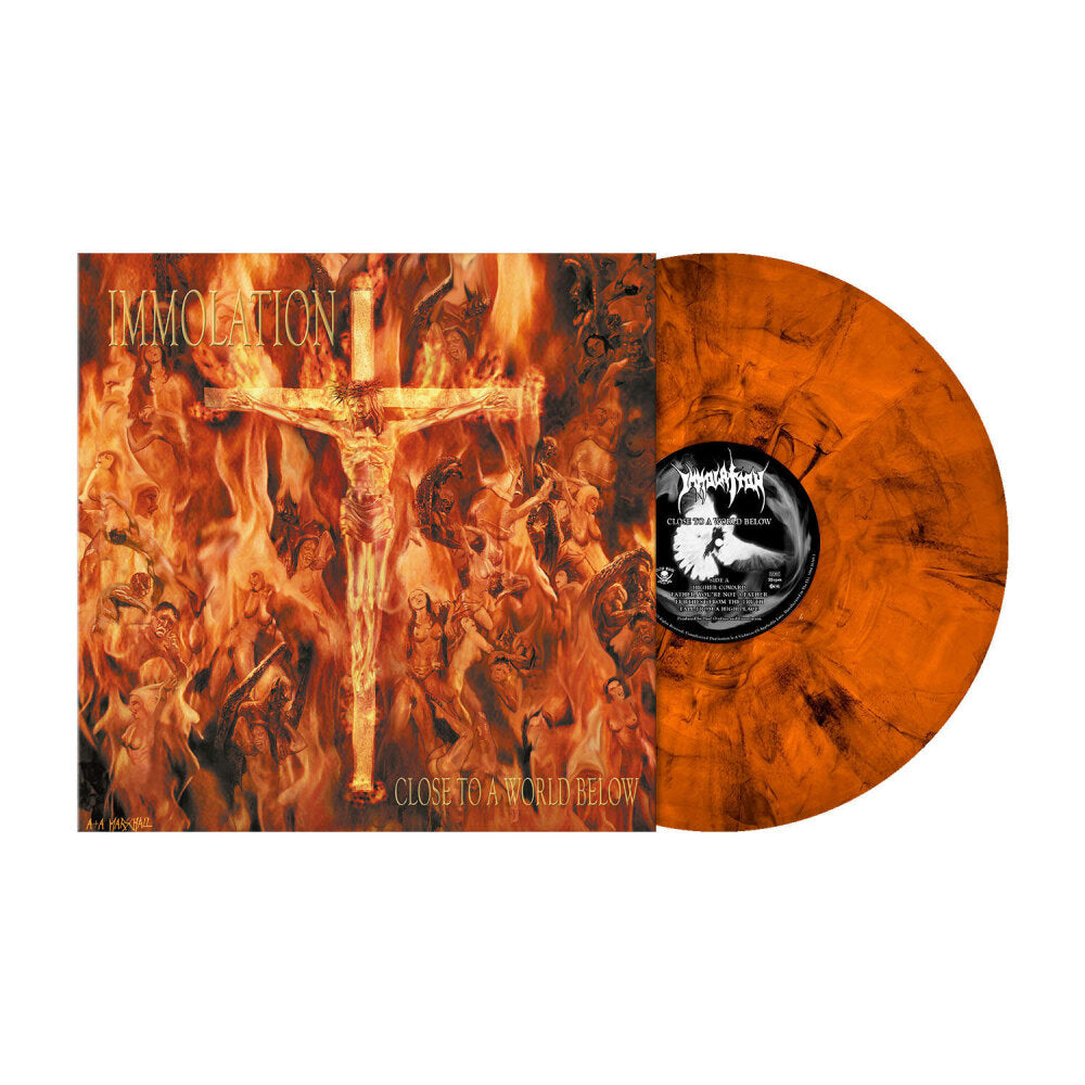 IMMOLATION - Close To A World Below (Fiery Orange Marbled Vinyl)