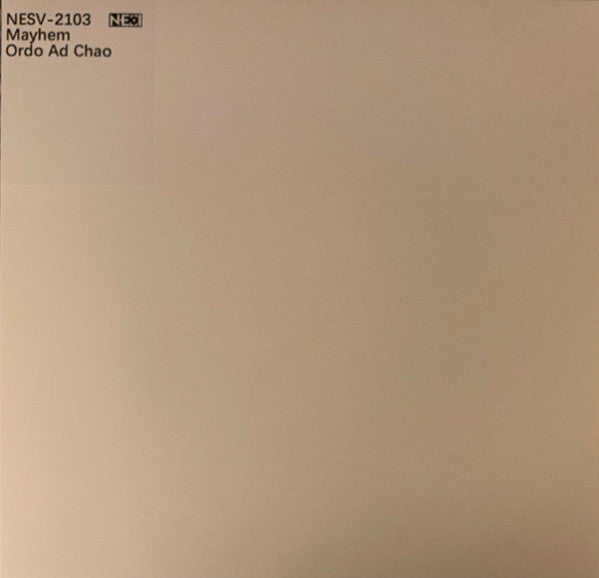 MAYHEM - Ordo Ad Chao (Test Pressing)