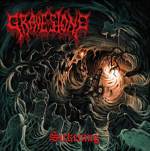 GRAVESTONE - Sickening (Green black marble vinyl)