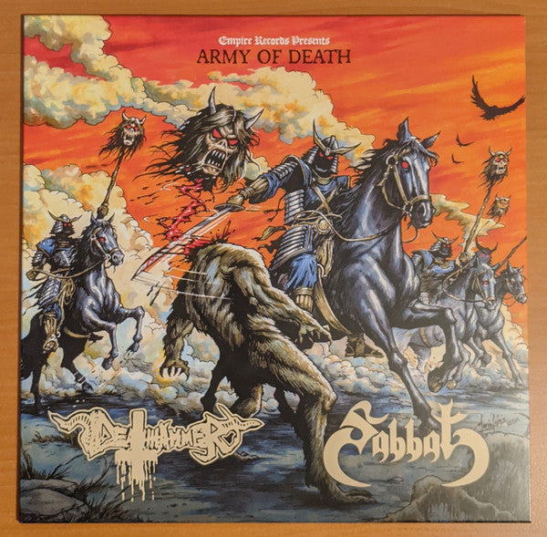 SABBAT/DEATHHAMMER - Army Of Death (Bonewhite Vinyl)