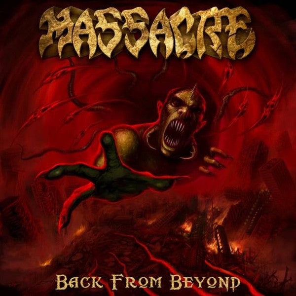 MASSACRE - Back From Beyond (Transparant Red Marbled Vinyl)