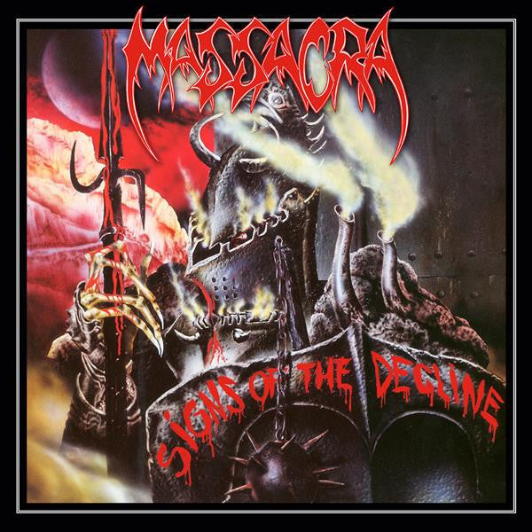 MASSACRA - Signs Of The Decline (Transparant Red With Black Marbled Vinyl)