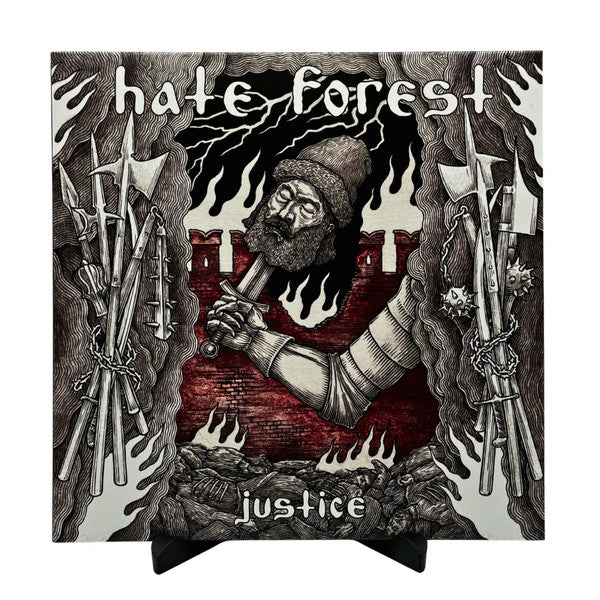 HATE FOREST - Justice (Marble Crystal Clear With Black Vinyl)