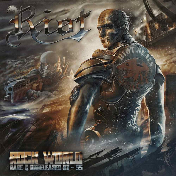 RIOT - Rock World (Rare & Unreleased 87 - 95) (Iron Grey Blue Marbled Vinyl)