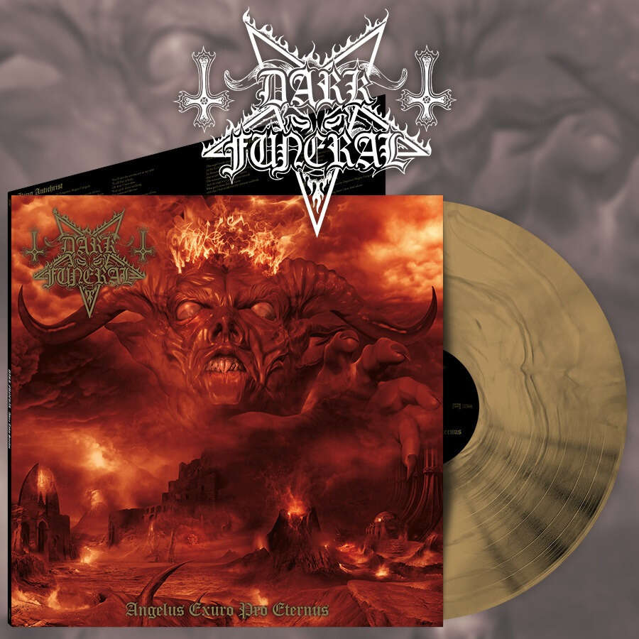 DARK FUNERAL - Angelus Exuro Pro Eternus (Gold With Black Marble Effect Vinyl)
