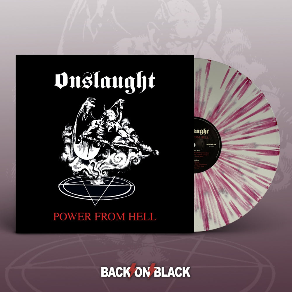 ONSLAUGHT - Power From Hell (Whit/Red Splatter Vinyl)