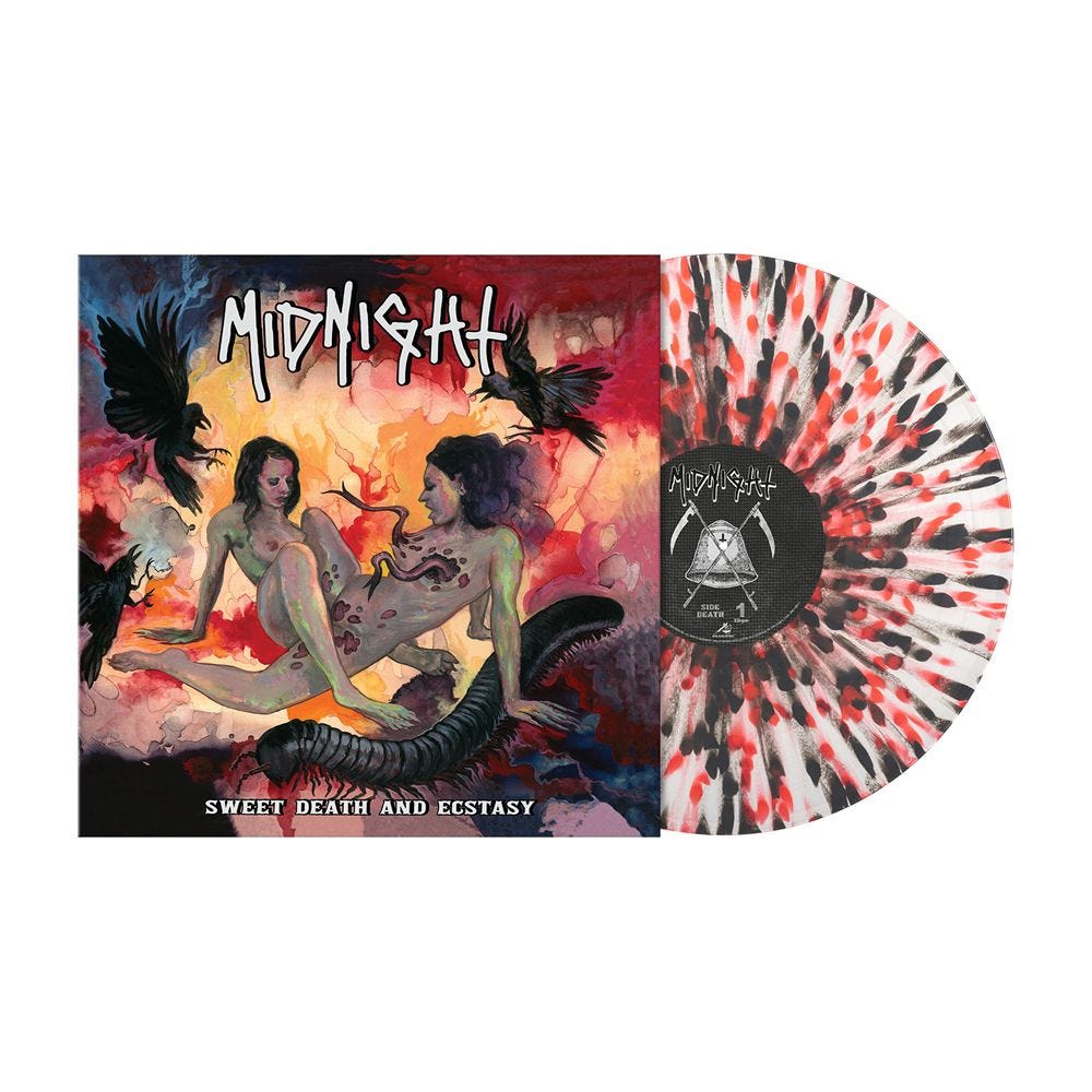 MIDNIGHT - Sweet Death & Ecstasy (Clear/Red/Black Vinyl)