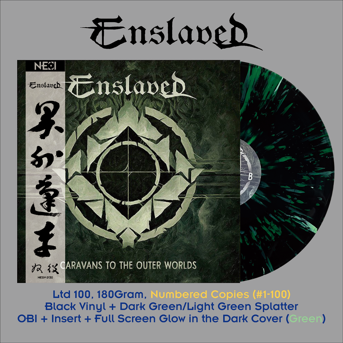 ENSLAVED - Caravans To The Outer Worlds (Splatter Vinyl)