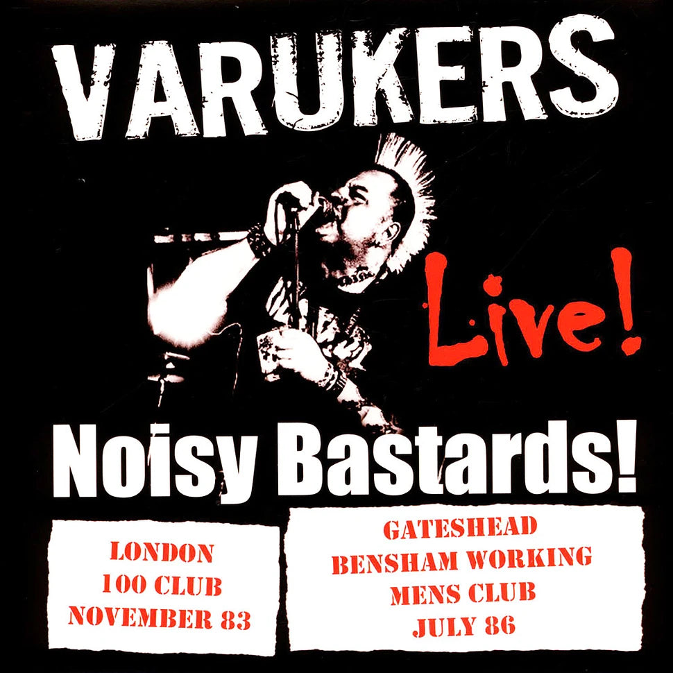 THE VARUKERS - Noisy Bastards! (RedVinyls)