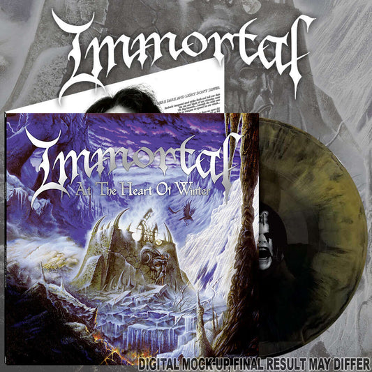 IMMORTAL -  At The Heart Of Winter (Gold & Black Galaxy Vinyl)
