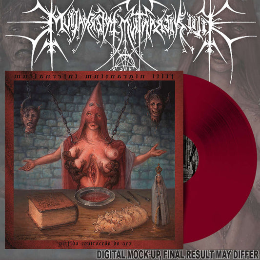 FILII NIGRANTIUM INFERNALIUM - Pérfida Contracção do Aço. (Oxblood Vinyl)