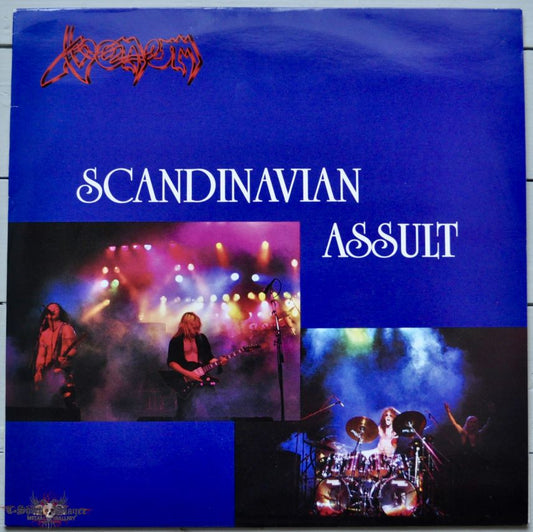 VENOM - Scandinavian Assault (White With Pink Splatter vinyl)