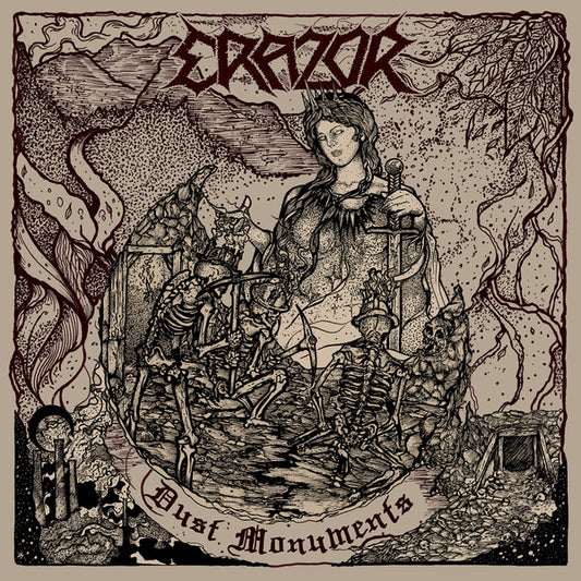 ERAZOR -  Dust Monuments (oxblood vinyl)