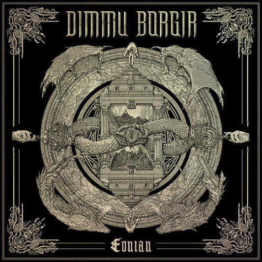 DIMMU BORGIR - Eonian (Black with Gold Splatter )