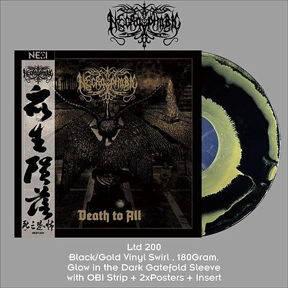 NECROPHOBIC - Death To All (Black/Gold Swirl Vinyl)
