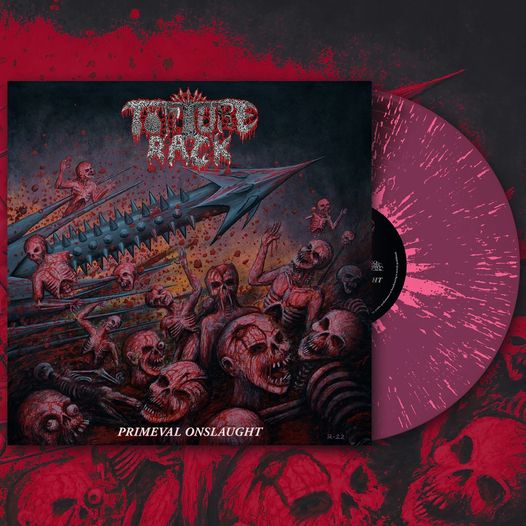 TORTURE RACK - Primeval Onslaught (Deep Purple W/Hot Pink Splatter Vinyl)