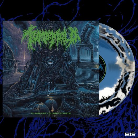 TOMB MOLD - Planetary Clairvoyance (Blue / White / Black Tri - Color Merge Vinyl)