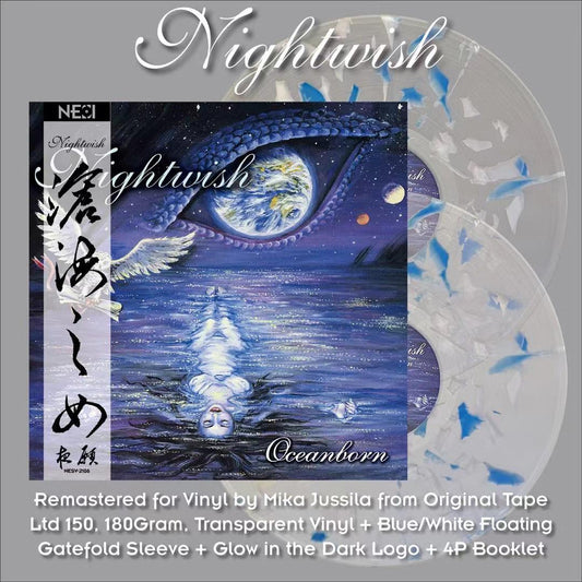 NIGHTWISH - Oceanborn (Transparant  + Blue/White Floating Vinyl)