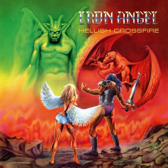 IRON ANGEL - Hellish Crossfire (Galaxy Vinyl)