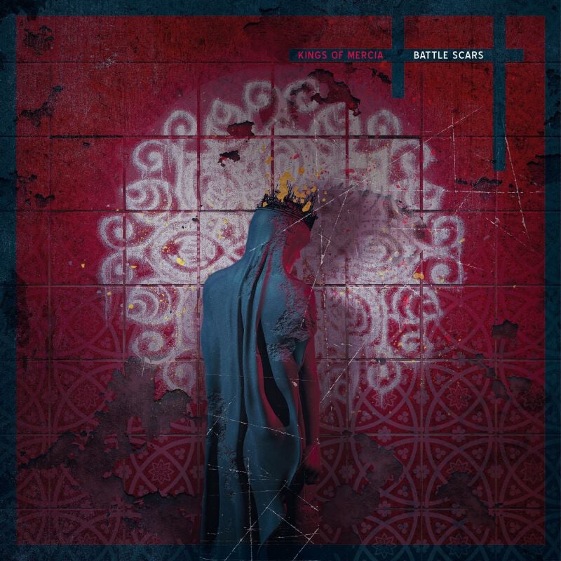 KINGS OF MERCIA - Battle Scars ("Fiery Aftermath" Marbled Vinyl)