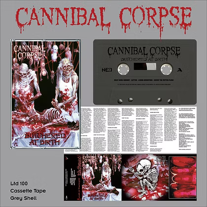 CANNIBAL CORPSE - Butchered At Birth (MC)