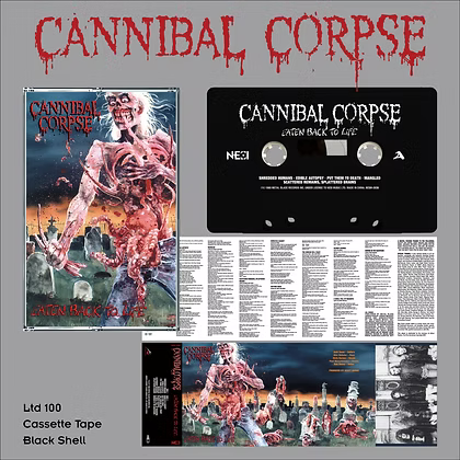CANNIBAL CORPSE - Eaten Back To Life (MC)