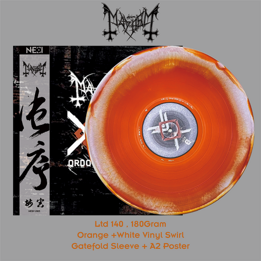 MAYHEM - Ordo Ad Chao (Orange With White Swirl Vinyl)
