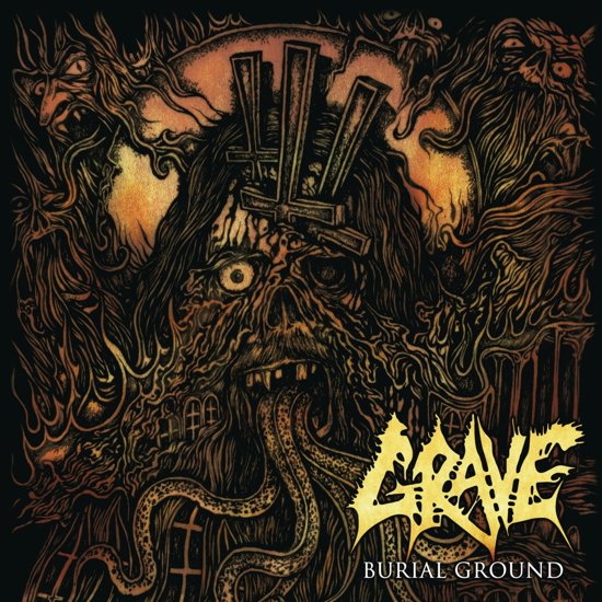 GRAVE - Burial Ground (Clear Vinyl)
