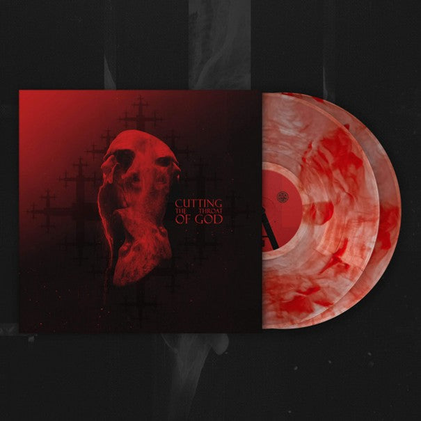 ULCERATE - Cutting The Throat Of God -2LP-(Clear with Red Swirl Vinyl)