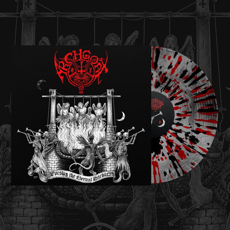 ARCHGOAT - Worship The Eternal Darkness (Clear w/ Black & Red Splatter Vinyl)
