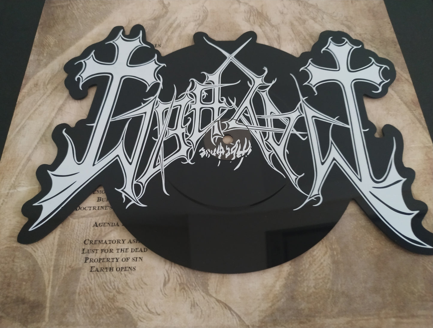 MAYHEM - Agenda Ignis / Disgusting Semla (7" Shape Vinyl)