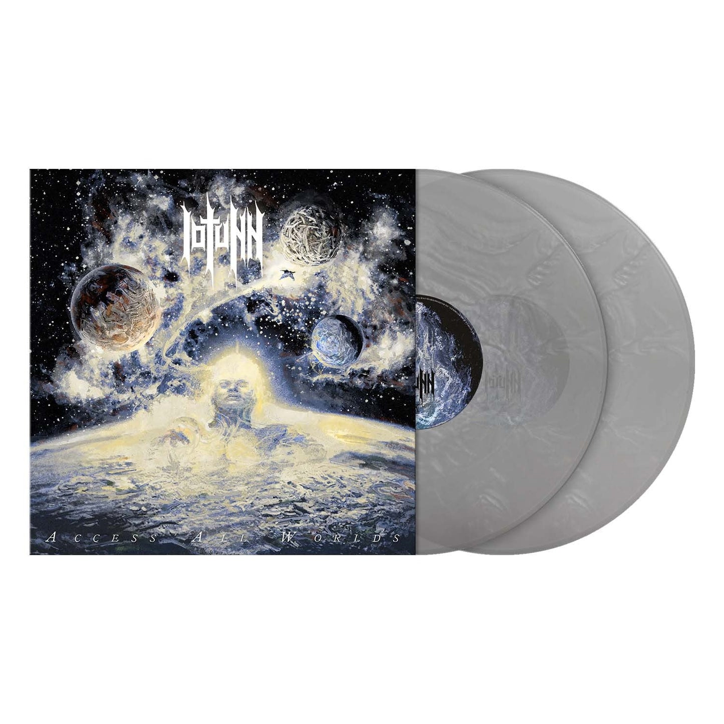 IOTUNN - Access All Worlds  (Silver Crystal Clear Melt, Tour Edition Vinyl)