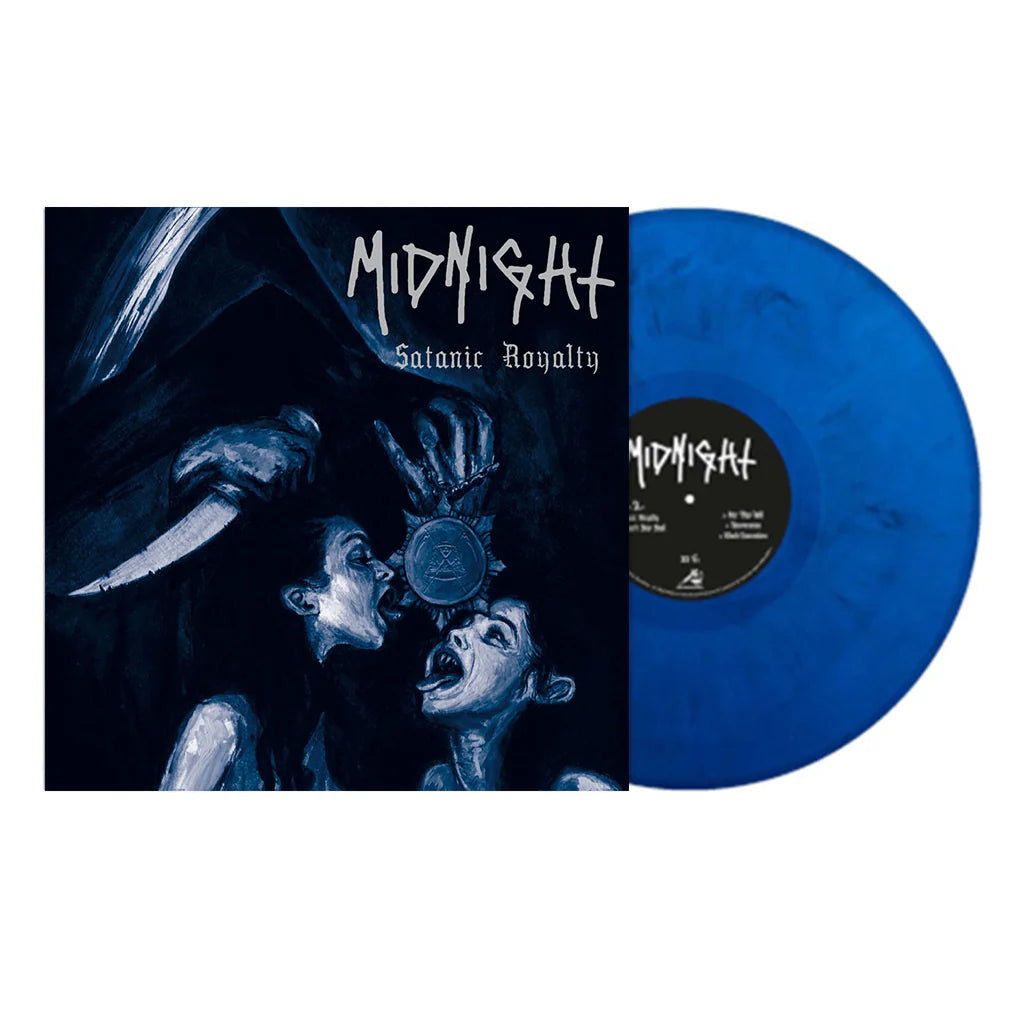 MIDNIGHT - Satanic Royalty (15th Anniversary RI | Blue w/Black Smoke Vinyl)