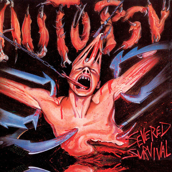 AUTOPSY - Severed Survival (Red/Black Gore Marble Vinyl)