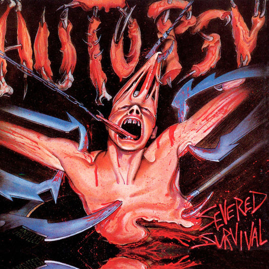 AUTOPSY - Severed Survival (Red/Black Gore Marble Vinyl)