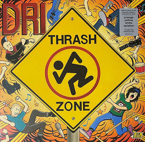 D.R.I. - Thrash Zone (Orange Yellow White Splatter Vinyl)
