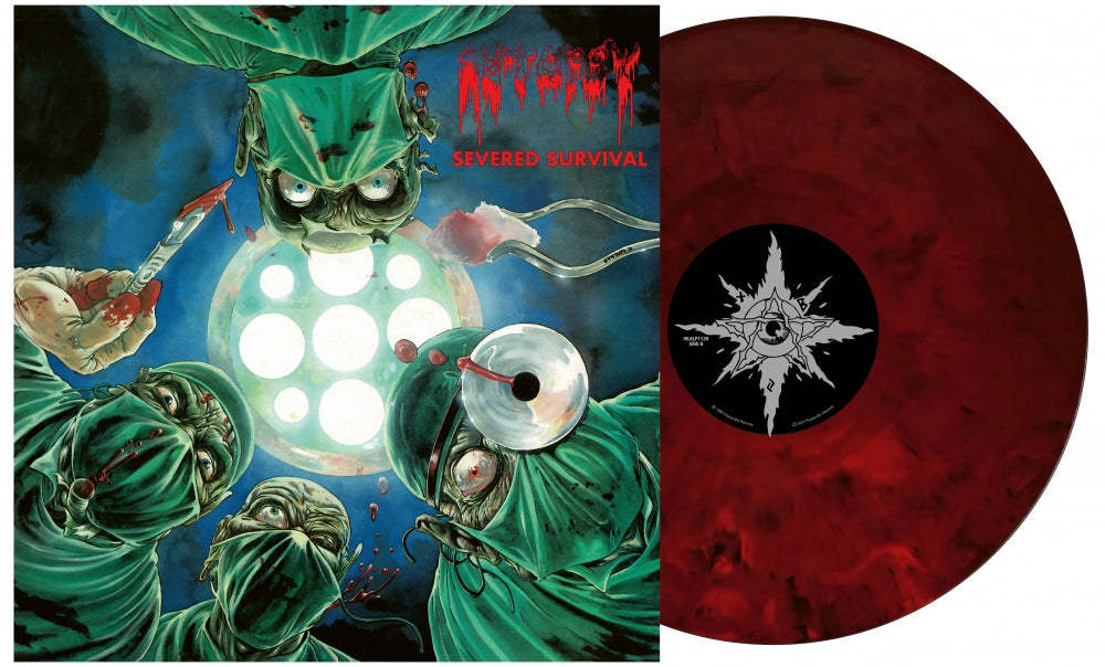 AUTOPSY - Severed Survival (Red/Black Gore Marble Vinyl)