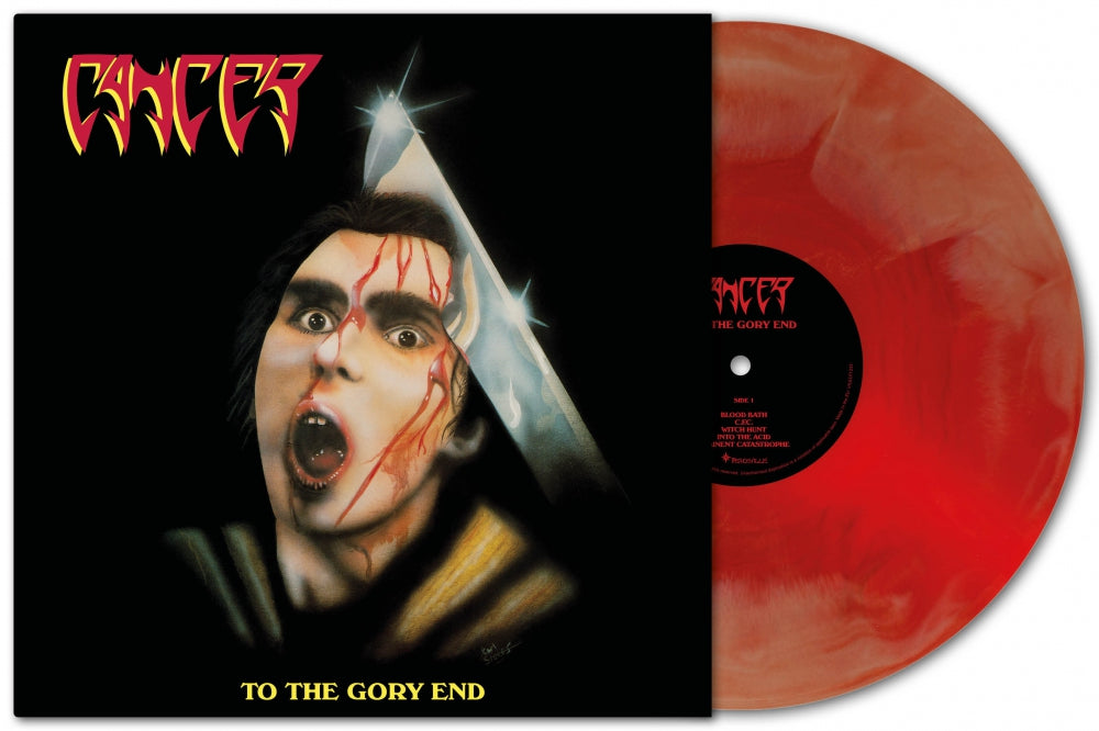 CANCER - To The Gory End (Red Galaxy Vinyl)