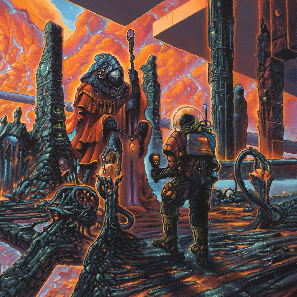 CRYPTIC SHIFT - Overspace & Supertime (Red-Blue Melt Vinyl)