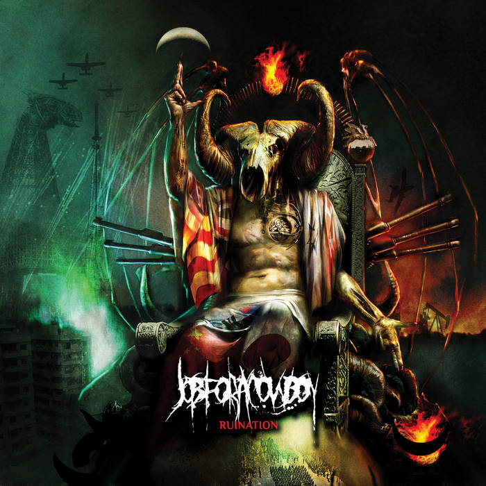 JOB FOR A COWBOY - Ruination  (Green Marbled Vinyl)