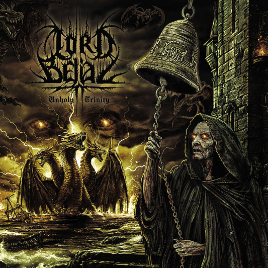 LORD BELIAL - Unholy Trinity LP (Swamp Green/Gold/Black Splatter Vinyl)